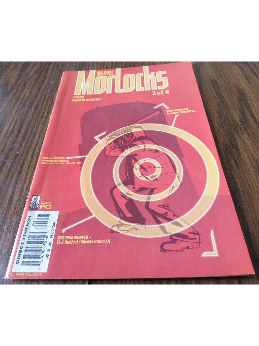 Morlocks #3 August 2002 Marvel Comics